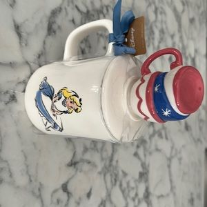 Rae Dunn Alice the Wonderland “tea time” mug